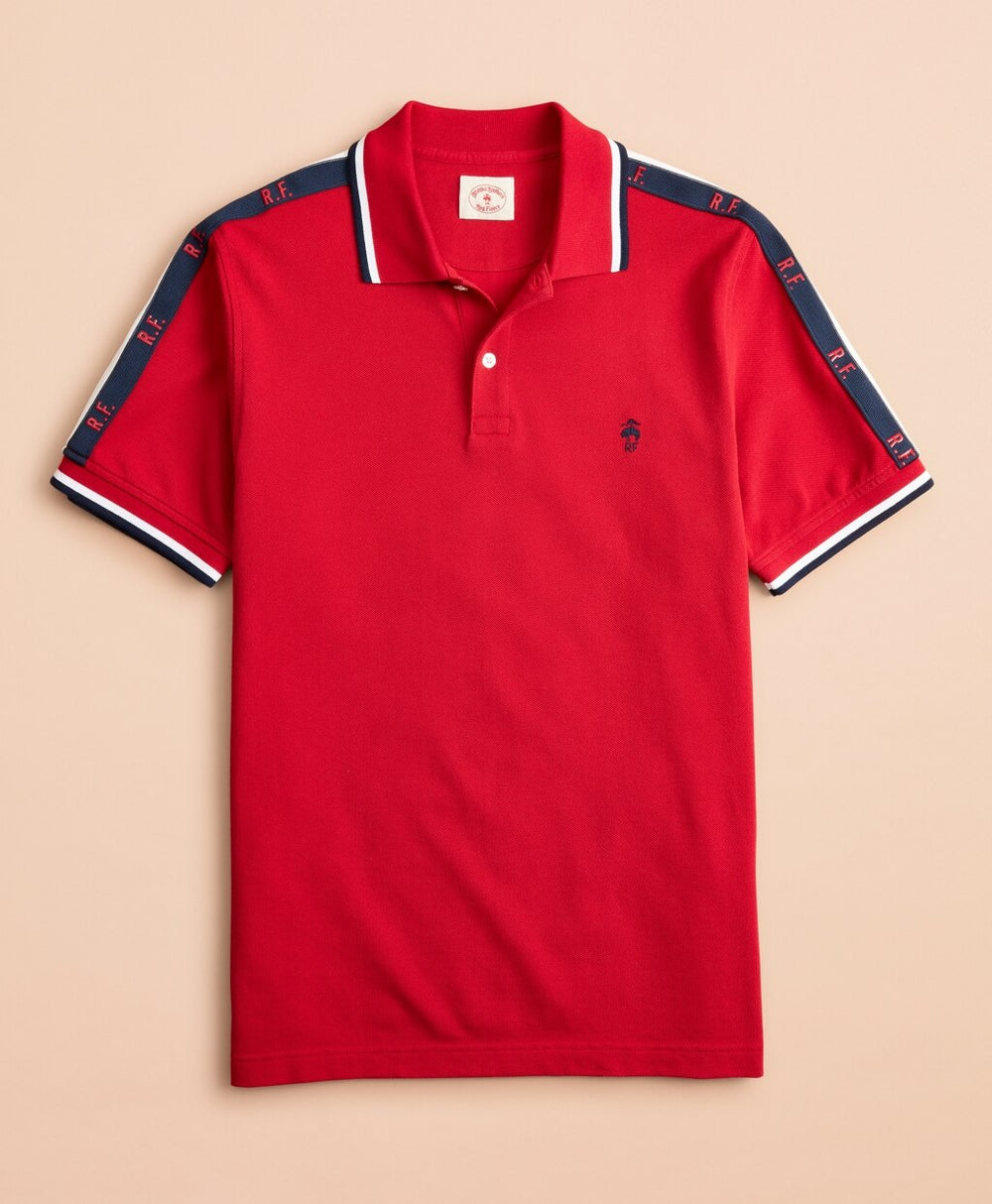 Brooks Brothers Men Cotton Pique Initial Polo Shirt