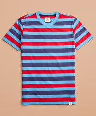 Brooks Brothers Men Striped Cotton T-Shirt