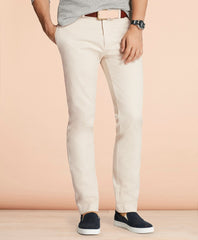 Brooks Brothers Men Slim-Fit Garment-Dyed Stretch Chinos