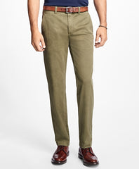 Brooks Brothers Men Garment-Dyed Stretch Chinos