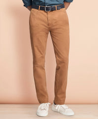 Brooks Brothers Men Slim-Fit Garment-Dyed Stretch Chinos