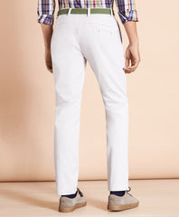 Brooks Brothers Men Pleat-Front Twill Chinos