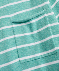 Brooks Brothers Men Striped Cotton-Linen Crewneck Sweater