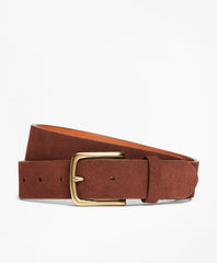 Brooks Brothers Men Suede Leather Belt