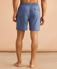 Brooks Brothers Men Magic Wave Print 6" Swim Trunks