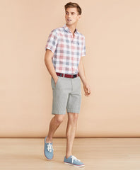 Brooks Brothers Men Striped Indigo Chino Shorts