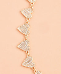 Brooks Brothers Women Crystal-Covered Heart Necklace