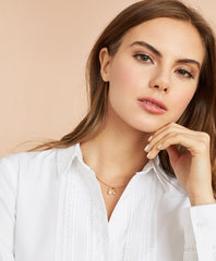 Brooks Brothers Women Demi-Fine Freshwater Pearl & Crystal Necklace