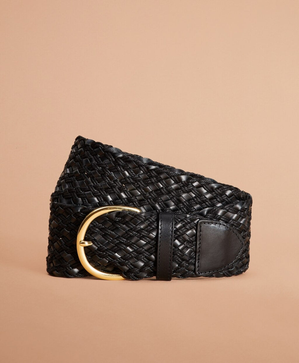 Brooks Brothers Women Wide Woven Belt