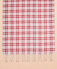 Brooks Brothers Women Plaid Cotton Scarf