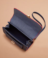 Brooks Brothers Women Denim Chain-Strap Shoulder Bag