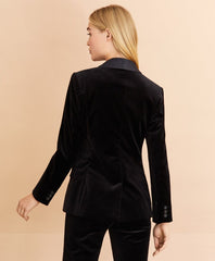 Brooks Brothers Women Velvet Tuxedo Jacket