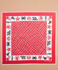 Brooks Brothers Women Nautical-Print Silk Square Scarf
