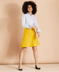 Brooks Brothers Women Wool-Blend Trumpet Skirt