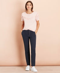 Brooks Brothers Women Ruffled T-Shirt