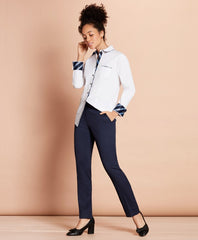 Brooks Brothers Women Slim-Fit Stretch Wool Pants