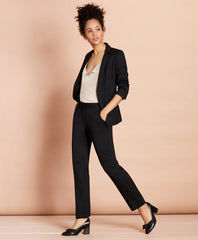 Brooks Brothers Women Stretch-Wool Tapered Trousers