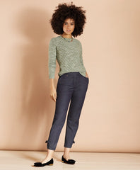 Brooks Brothers Women Stretch Cotton Denim Slim-Fit Pants