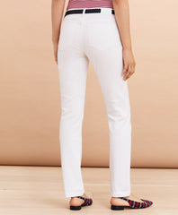 Brooks Brothers Women Stretch Denim Five-Pocket Pants