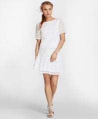 Brooks Brothers Women Cotton Eyelet Blouse