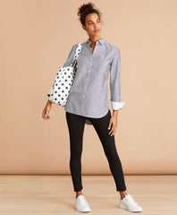 Brooks Brothers Women Non-Iron Striped Cotton Broadcloth Tunic