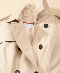 Brooks Brothers Women Cotton Twill Trench Coat