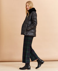 Brooks Brothers Women Faux-Fur-Trim Down Parka