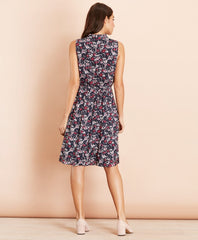 Brooks Brothers Women Floral-Print Crepe Dress