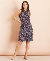 Brooks Brothers Women Floral-Print Crepe Dress