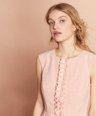 Brooks Brothers Women Striped Cotton Seersucker Dress