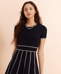 Brooks Brothers Women Milano-Knit Sweater Dress