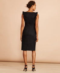 Brooks Brothers Women Linen-Blend Twill Sheath Dress