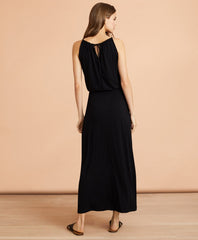 Brooks Brothers Women Keyhole-Neck Jersey Maxi Dress