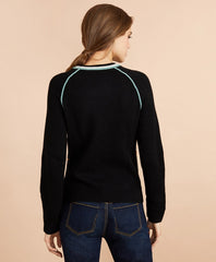 Brooks Brothers Women Stretch Merino Wool Skier Sweater