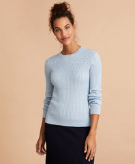 Brooks Brothers Women Shimmer-Knit Sweater