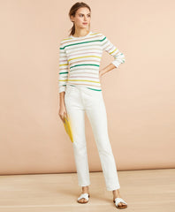 Brooks Brothers Women Shimmer Stripe Sweater