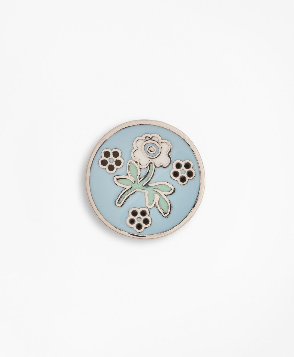 Brooks Brothers Men Floral Lapel Pin