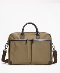 Brooks Brothers Men Canvas Briefcase