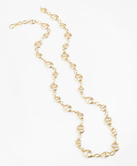 Brooks Brothers Women Gold-Plated BB-Link Chain Necklace