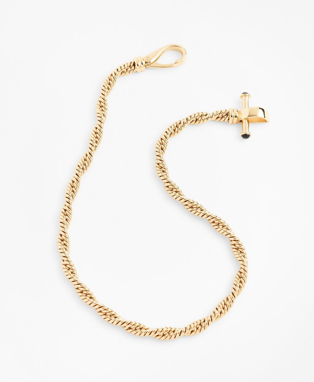 Brooks Brothers Women Gold-Plated Rope Chain Necklace