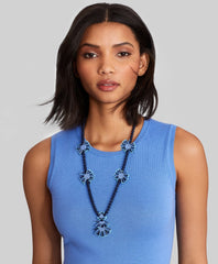 Brooks Brothers Women Beaded Tassel Necklace