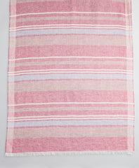 Brooks Brothers Women Striped Linen Oblong Scarf