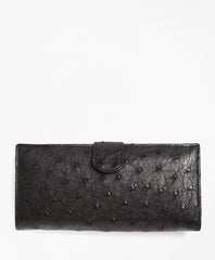 Brooks Brothers Women Ostrich Wallet
