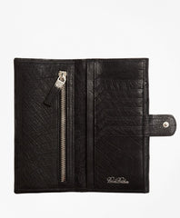Brooks Brothers Women Ostrich Wallet