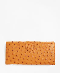Brooks Brothers Women Ostrich Wallet