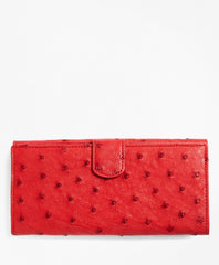 Brooks Brothers Women Ostrich Wallet