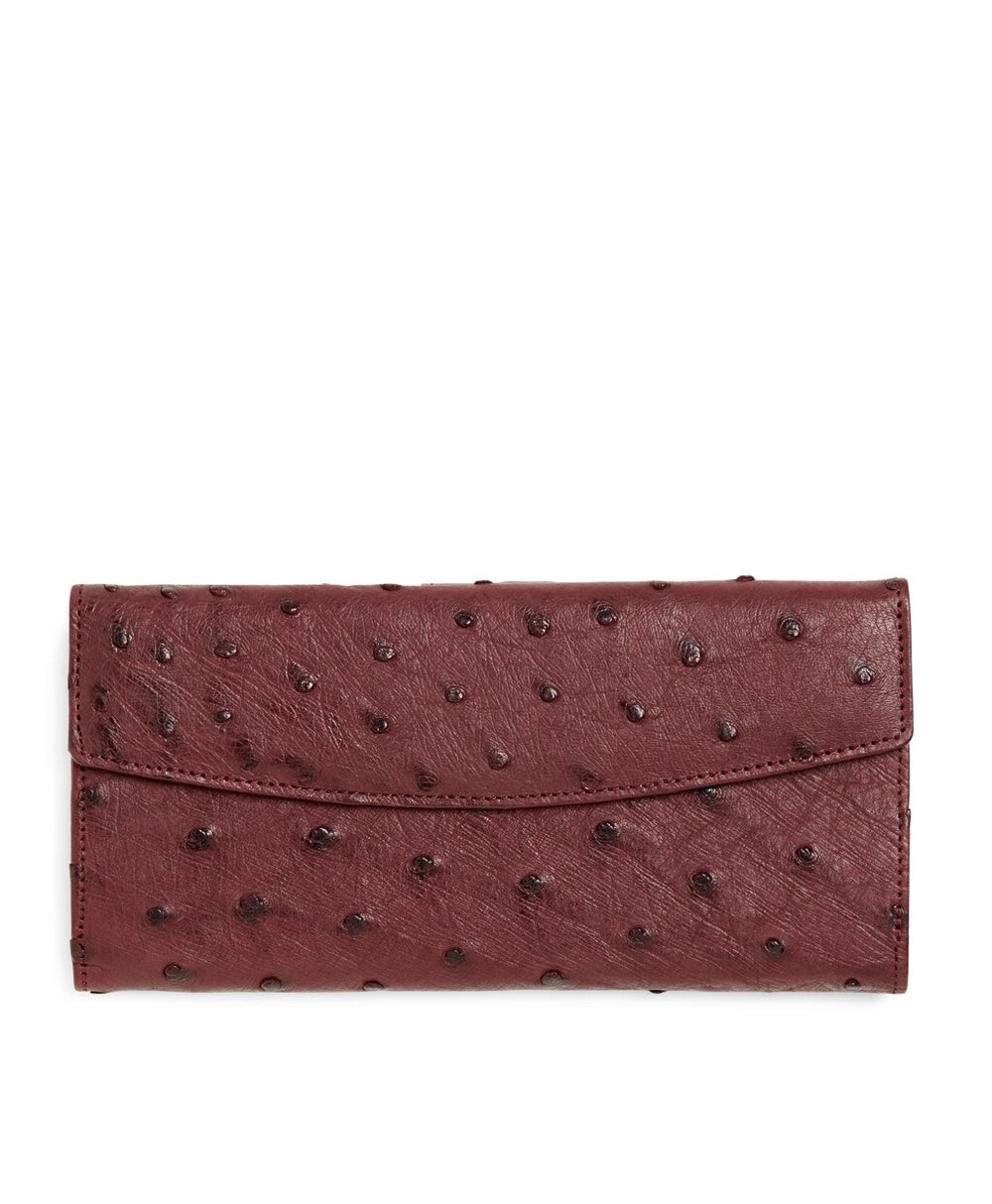 Brooks Brothers Women Ostrich Wallet