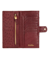 Brooks Brothers Women Ostrich Wallet