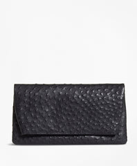 Brooks Brothers Women Ostrich Clutch