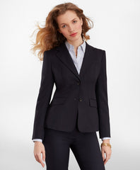 Brooks Brothers Women Wool Two-Button Jacket